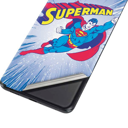 DC Comics Superman Vintage Action Pose Galaxy S21 Ultra 5G Skin